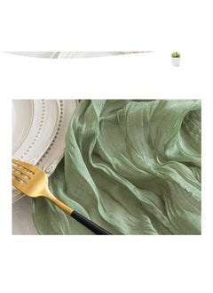 Generic Wedding Bridal Baby Shower Birthday Party Table Decorations Boho Gauze Cheese Cloth Long Cheesecloth Table Runner 90*300cm  - Image 4