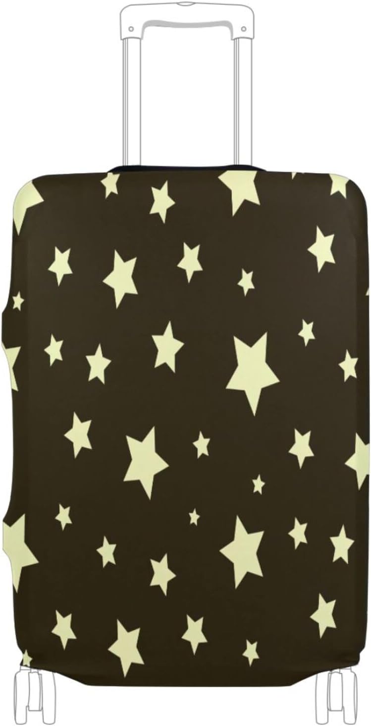 Star Luggage Cover for Suitcase, Elastic Travel Protector with Zipper, Washable Anti-Scratch Dustproof Luggage Sleeve Fits 22-24 Inch - Image 1