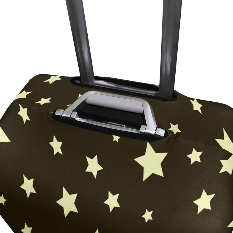 Star Luggage Cover for Suitcase, Elastic Travel Protector with Zipper, Washable Anti-Scratch Dustproof Luggage Sleeve Fits 22-24 Inch - Image 4