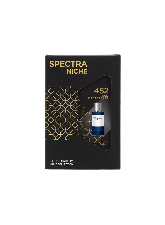 Spectra Pocket Niche 452 OUD MADAGASKAR EDP Unisex Perfume - 18ml - Image 3