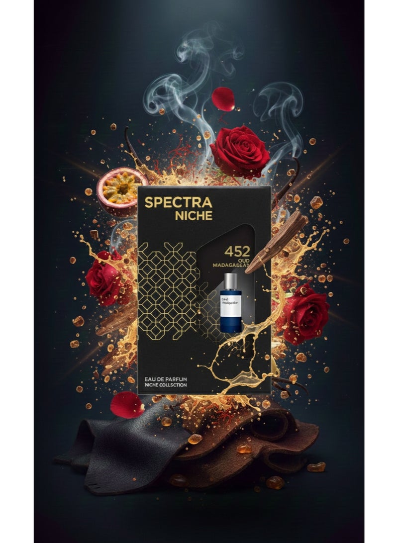 Spectra Pocket Niche 452 OUD MADAGASKAR EDP Unisex Perfume - 18ml - Image 4