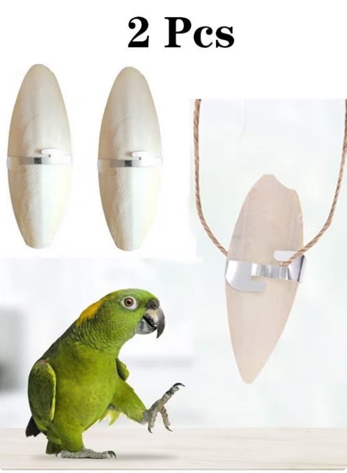 2PCS Natural Cuttlefish Bone Rich In Calcium For Birds