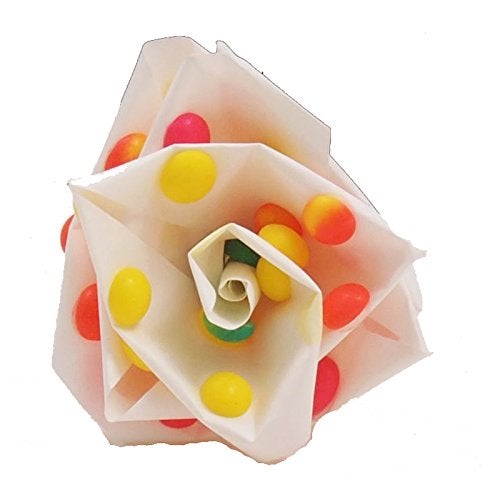 JustPaperRoses - 6th Wedding Anniversary Candy Rose - Multicolor - 7-inch Desk Décor - Single Rose in Terra Cotta Pot - Romantic Gift for Her - Image 2