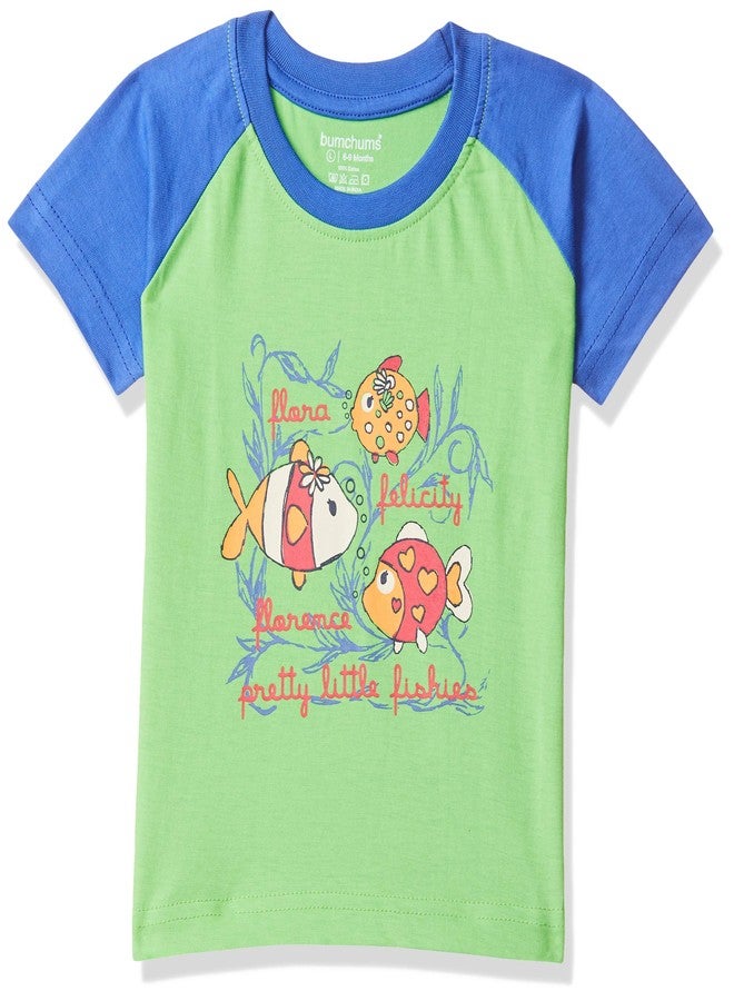 Bumchums Baby Boy's Plain Regular fit T-Shirt (Pack of 2) (RBMTSTSTJ1040000L and Print May Vary 6-9 Months) - Image 2
