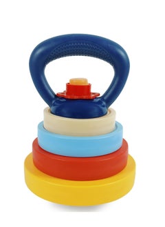 Beise Adjustable Dumbbell Toy Plastic Fitness Weight Lifting Dumbbell for Kids  - Image 1