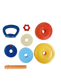Beise Adjustable Dumbbell Toy Plastic Fitness Weight Lifting Dumbbell for Kids  - Image 2