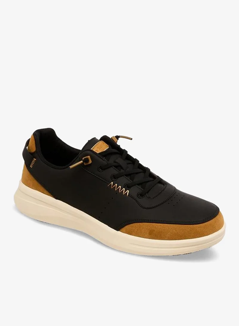 Le Confort Men Lace-Up Ankle Sneakers
