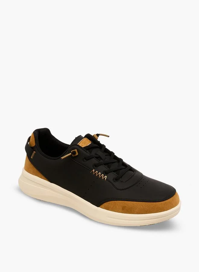 Le Confort Men Lace-Up Ankle Sneakers