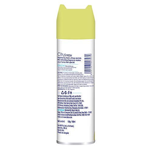 Odonil Room Air Freshener Spray, Citrus fresh - 150ml | Nature inspired fragrance for Home & Office | Long Lasting Fragrance - Image 2