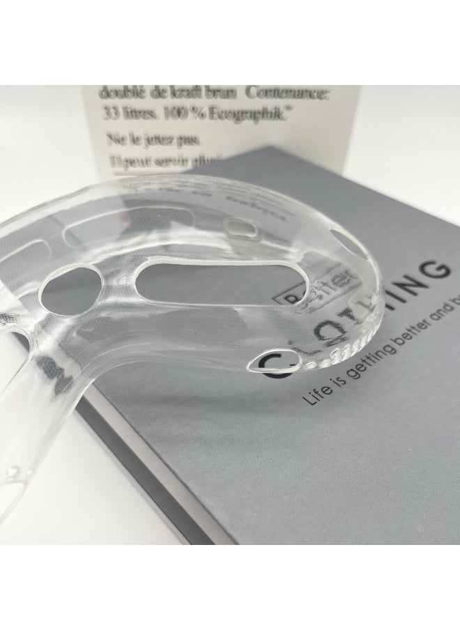Generic - For Apple Head Display VR Case Protective Case Apple Screen High Transparent TPU Accessories Vision Pro Protective Case-Specifications:Vision Pro Lens Protective Case (four Rows) Transparent (packed In Bag) - Image 1
