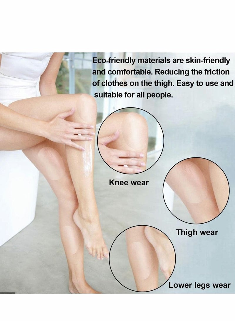 SYOSI Anti Chafing Sticker, 24 Pcs Thigh Tapes Invisible Anti Chafing Thigh Tape, Anti-Chafing Sticker Paste for Thigh Inner Clear Thigh Bands Disposable Body Anti-Friction Pads for Unisex Rub Protection - Image 3
