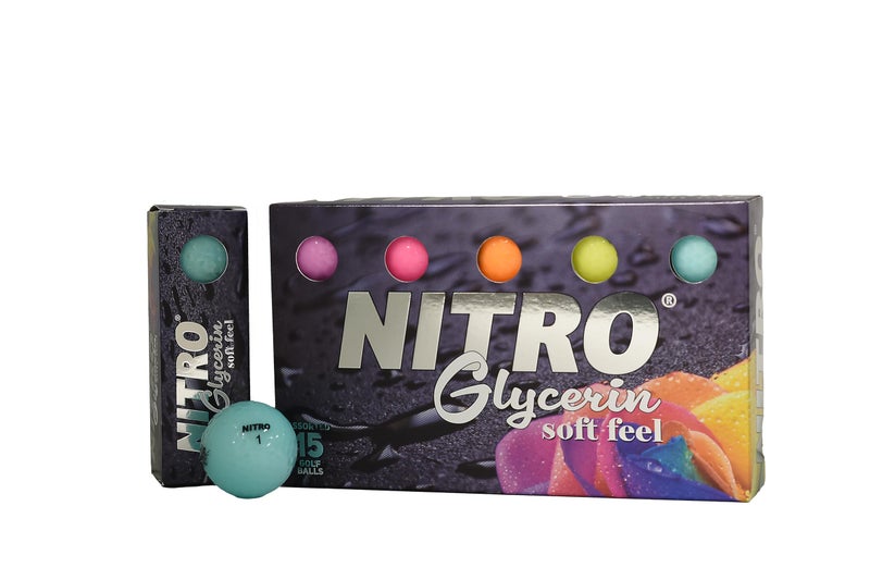 NITRO Golf Glycerin 15 Ball Pack Golf Balls - Image 1