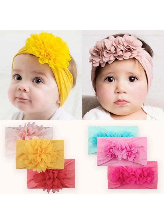 WZT 21Pcs Baby Nylon Headbands 7 Styles Hairbands Hair Bow Elastics For Girl Headbands With Bows Newborns Infant Toddlers - Image 3