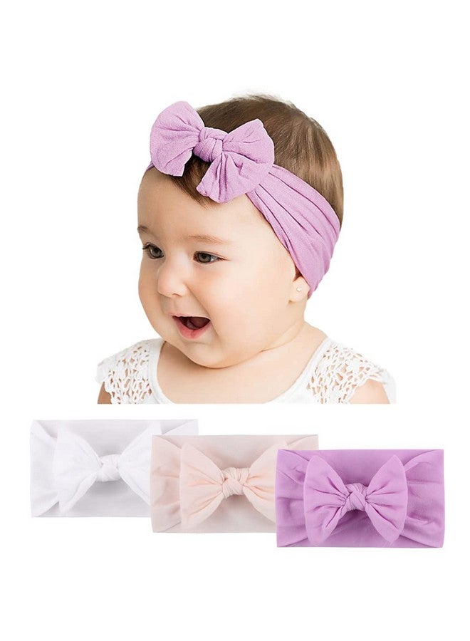 WZT 21Pcs Baby Nylon Headbands 7 Styles Hairbands Hair Bow Elastics For Girl Headbands With Bows Newborns Infant Toddlers - Image 2