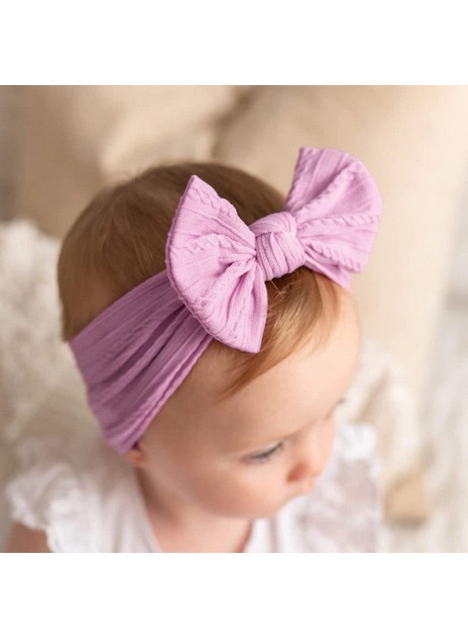WZT 21Pcs Baby Nylon Headbands 7 Styles Hairbands Hair Bow Elastics For Girl Headbands With Bows Newborns Infant Toddlers - Image 4
