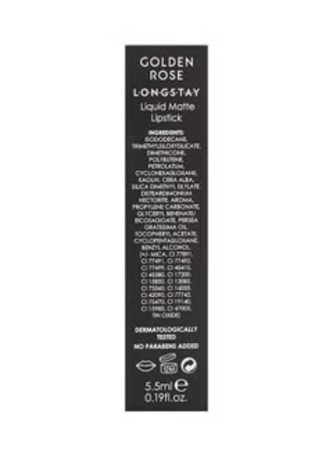 Golden Rose Golden Rose Longstay Liquid Matte Lipstick - NO.03  - Image 4