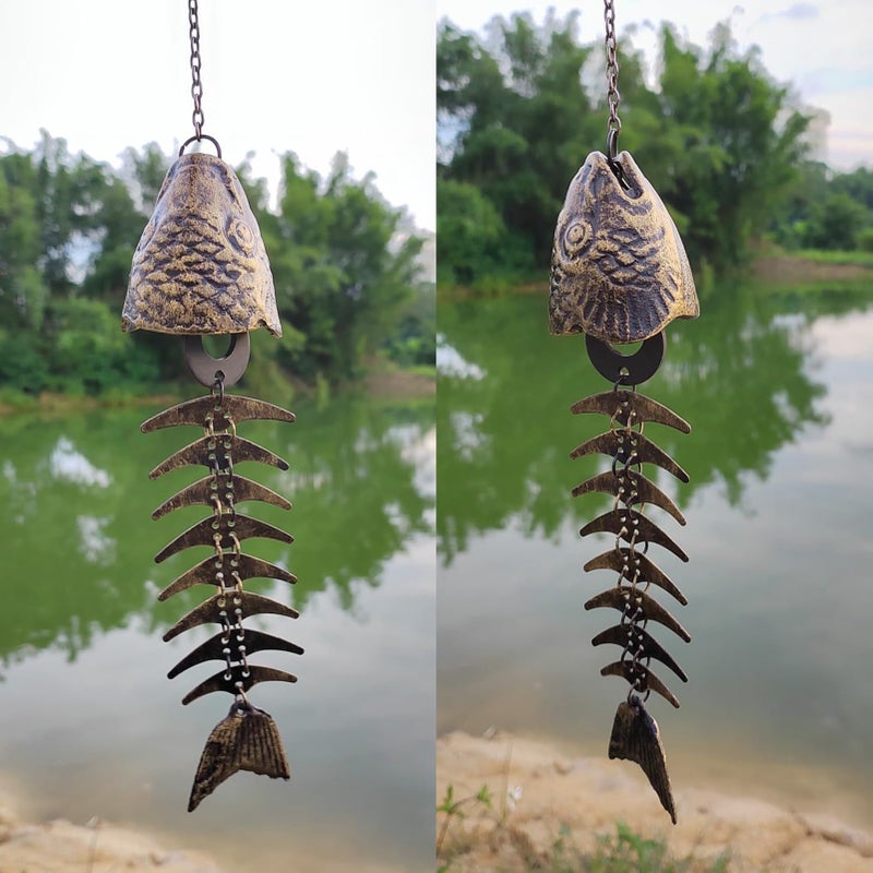 Vintage Memorial Wind Chimes Outdoor Decor for Patio Porch Balcony Yard Home - Image 3