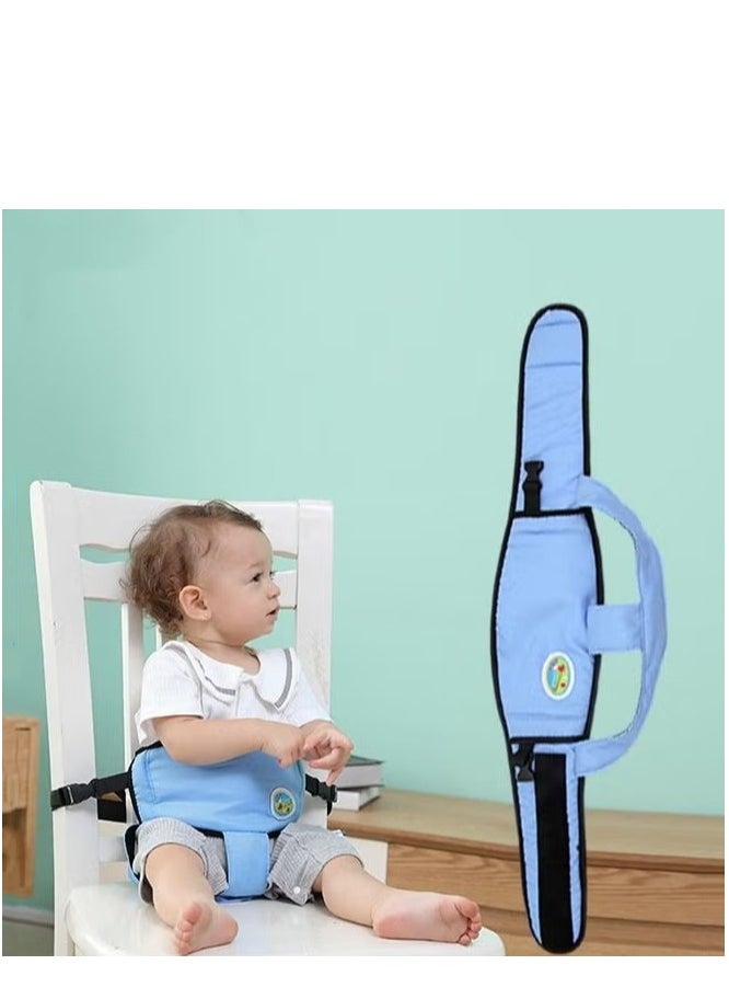 MIXDE Portable Toddlers Travel Safety Seat Harness Accessory, Washable Cloth Foldable Baby Chair Seats Belt for Infant Feeding  - Image 1