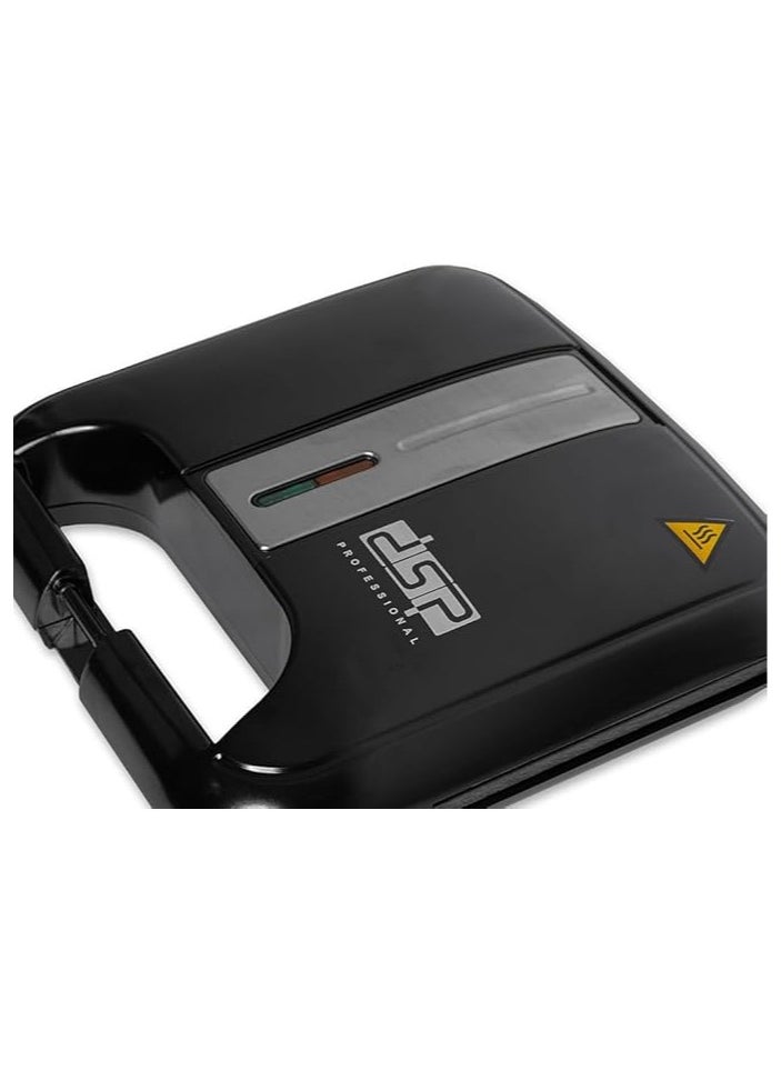 DSP DSP Waffle maker with thermostat 750W KC1234 -Black  - Image 3