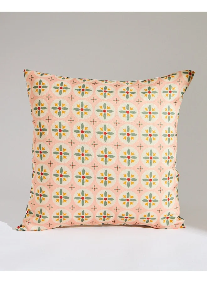 Chumbak Sunshine Garden 16" Cushion Covers, 16", Set of 5