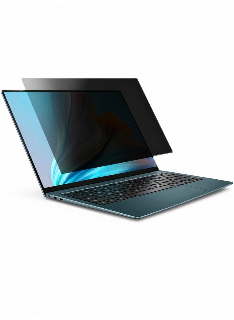 13.3 Laptop Privacy Screen Protector Blue Light Filter Front Clear View Side Dark View Clip On Design Anti Fingerprint Anti Oil Scratch Resistant Display Film - Image 3