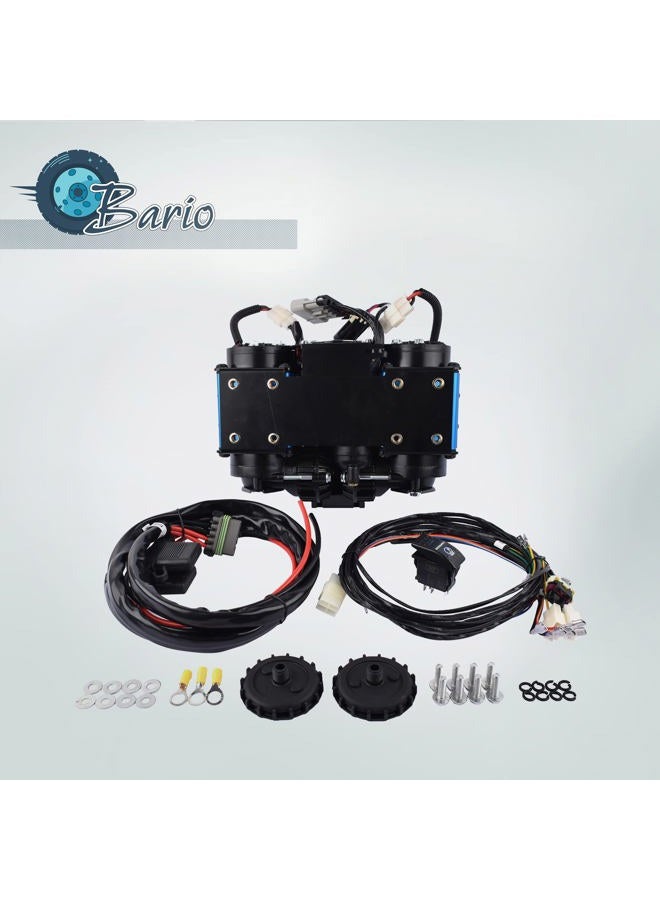Bario Universal High Performance On-Board Twin Air Compressor 12 Volts - Replacement For ARB CKMTA12, Tire Inflator, Air Tools, Locking Differentials - Image 5