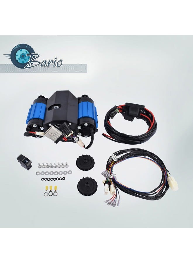 Bario Universal High Performance On-Board Twin Air Compressor 12 Volts - Replacement For ARB CKMTA12, Tire Inflator, Air Tools, Locking Differentials - Image 3