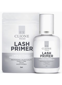 CLIONE PRIME Lash Primer For Eyelash Extensions Clear Lash Cleanser 0.5 Fl Oz  - Image 2