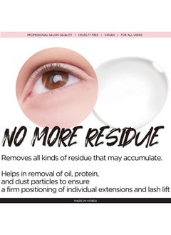 CLIONE PRIME Lash Primer For Eyelash Extensions Clear Lash Cleanser 0.5 Fl Oz  - Image 3