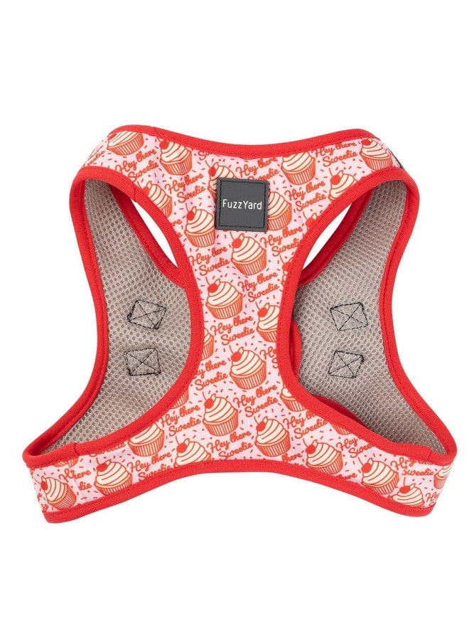 FuzzYard Hey There Sweetie Cupcake Step in Harness Vest for Dogs (Large) - Image 1