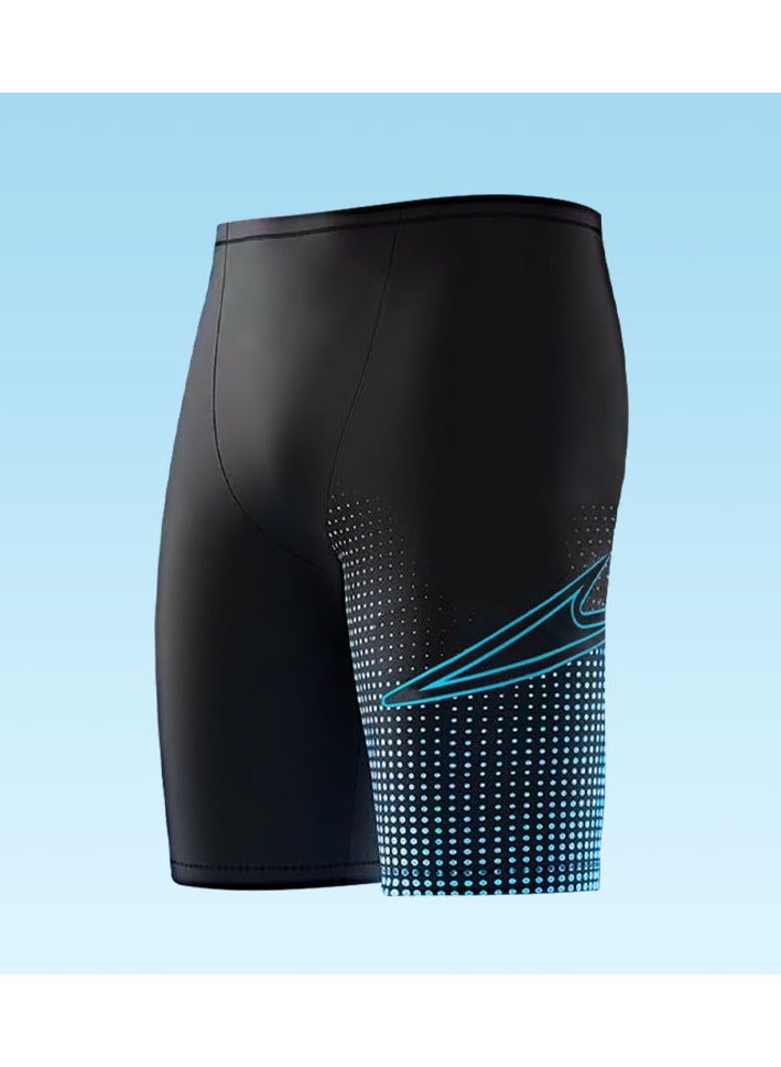 KUYING New High Waisted Flat Angle Swimming Trunks - Image 1