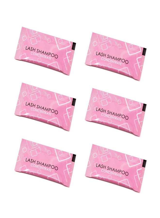 Embagol Lash Shampoo Concentrate Lash Cleaning for Eyelash Extensions Anti-allergic Hypoallergenic and Non-irritation Cleanser for Salon & Home Use (6 bags) - Image 1