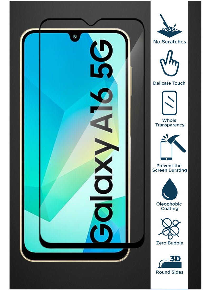 Samsung Galaxy A16 5G - 2 in 1 Pack  Generic Glass Screen Protector  And Camera Lens Protector
