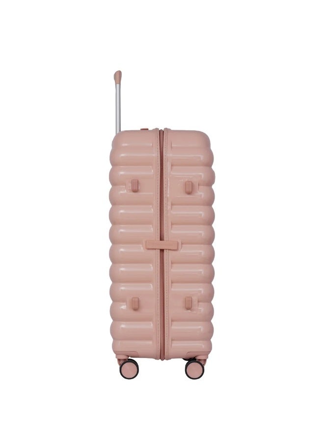 Tom Cruiser Cloud 24-Inch Hard Shell Luggage – ABS + Polycarbonate, 8 Spinner Wheels, TSA Lock, Anti-Theft Zipper, 2-Year Warranty – Pink - Image 5