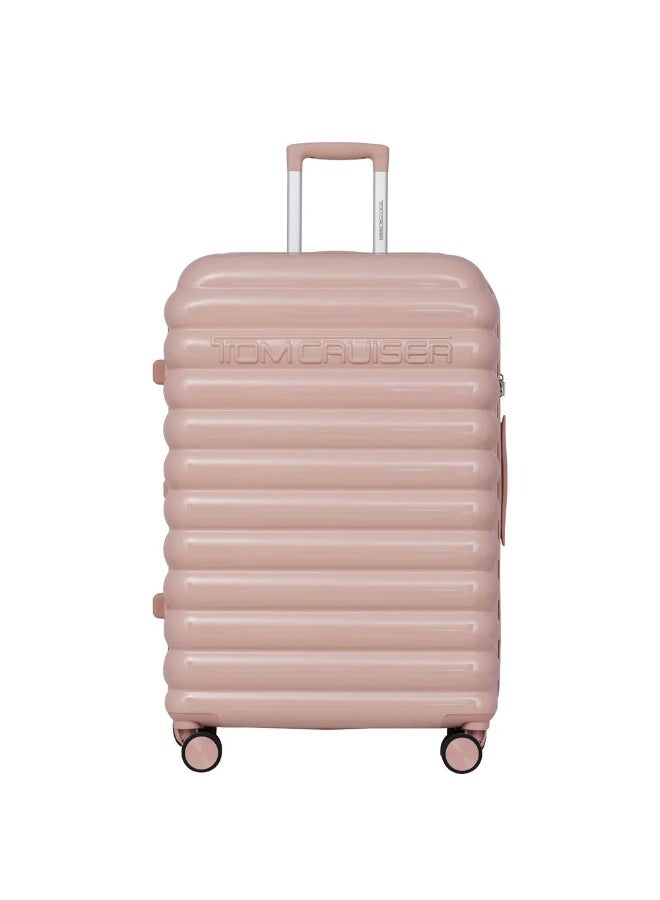 Tom Cruiser Cloud 24-Inch Hard Shell Luggage – ABS + Polycarbonate, 8 Spinner Wheels, TSA Lock, Anti-Theft Zipper, 2-Year Warranty – Pink - Image 2