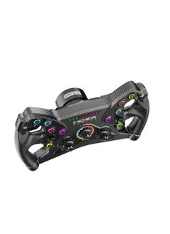 Moza MOZA KS GT Steering Wheel – 300mm, Carbon Fiber, RGB Buttons, Dual Clutch, PC Compatible​  - Image 2