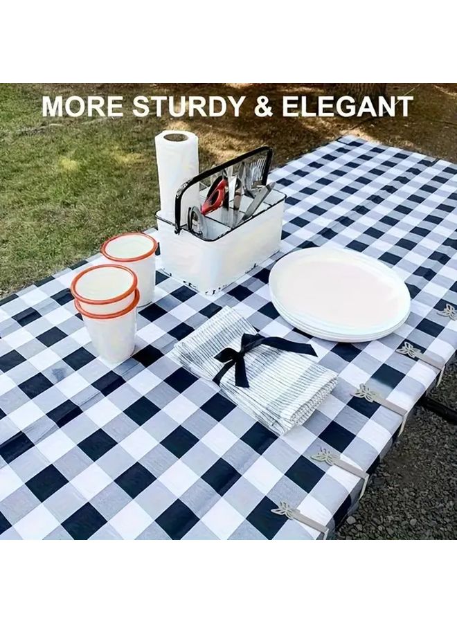 10pcs Stainless Steel Tablecloth Clips Leaves Pattern For Indoor Outdoor Weddings - Image 2