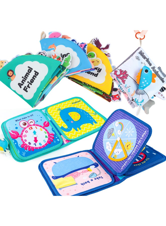 Ty Ringing Paper Tearing Books Can Bite Enlightenment Infant Cloth Books Early Education 0-1 Years Old Baby 3-6 Months Educational Toys - Image 2