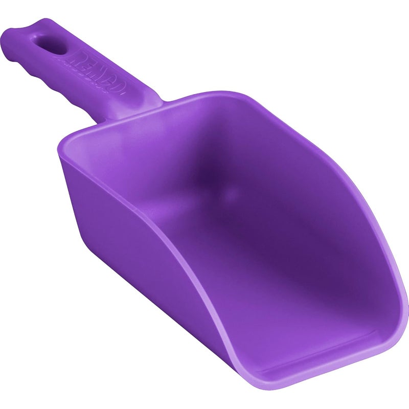 Remco Vikan 63008 Color-Coded Plastic Hand Scoop - BPA-Free Food-Safe Kitchen Utensils, Restaurant and Food Service Supplies, 16 oz, Purple - Image 1