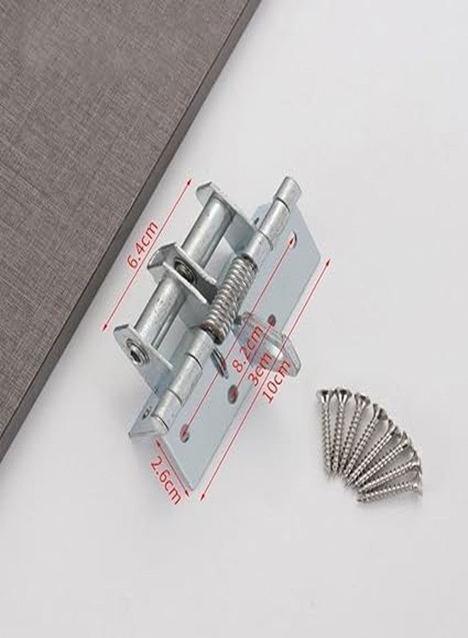 Fittingo 3 in 1 Automatically Door Hinge Lock I Self-Closing Stainless-Steel Heavy-Duty Spring Door Closer with 90 Degrees Positioning I for Main Door, Window, Kitchen, Office Door I Black - 2 Pcs - Image 2