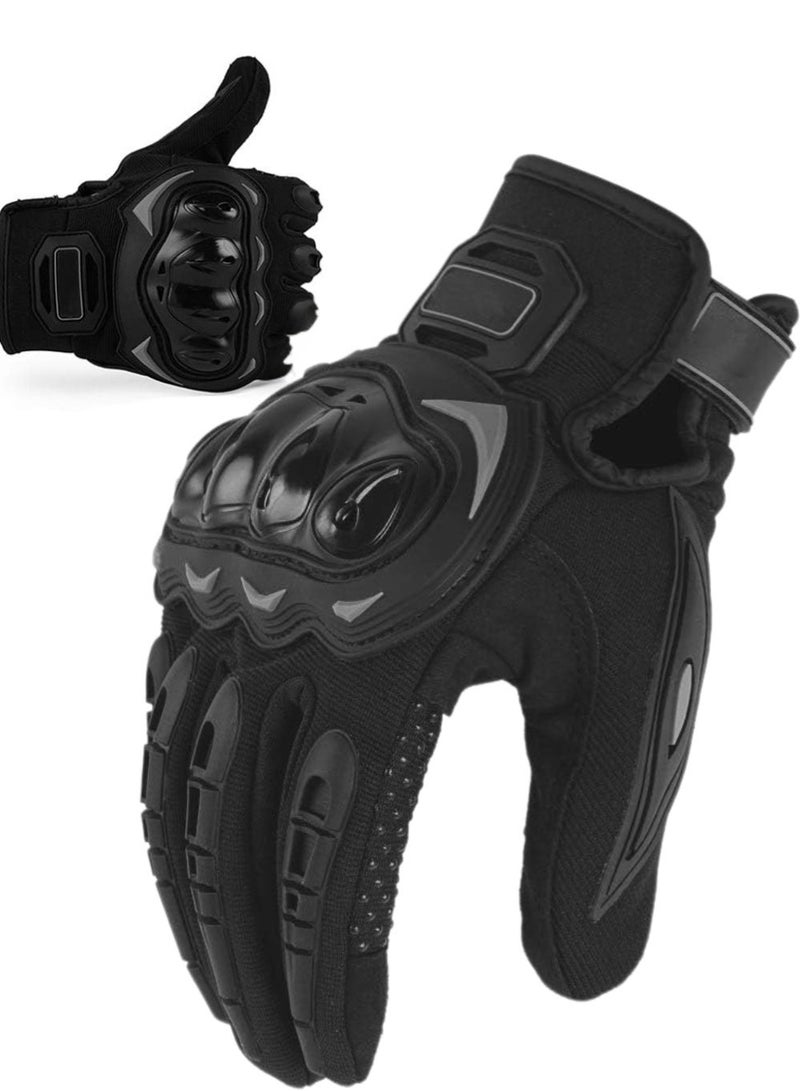 LIMOS Touchscreen Motorcycle Full Finger Gloves for Men Women, Hard Knuckle Motorbike Gloves for BMX ATV MTB Riding, Road Racing, Cycling, Bike, Climbing, Motocross etc, Hiking, Outdoor Sports - Image 1