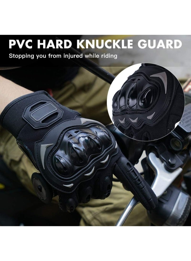 LIMOS Touchscreen Motorcycle Full Finger Gloves for Men Women, Hard Knuckle Motorbike Gloves for BMX ATV MTB Riding, Road Racing, Cycling, Bike, Climbing, Motocross etc, Hiking, Outdoor Sports - Image 3