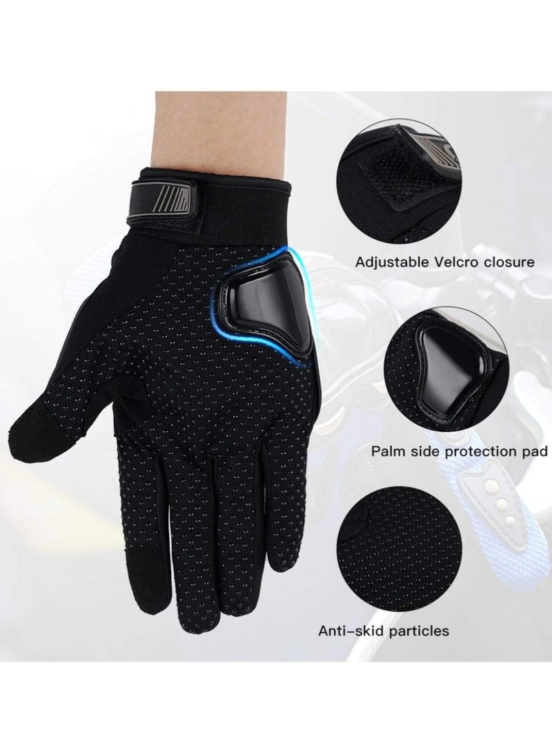 LIMOS Touchscreen Motorcycle Full Finger Gloves for Men Women, Hard Knuckle Motorbike Gloves for BMX ATV MTB Riding, Road Racing, Cycling, Bike, Climbing, Motocross etc, Hiking, Outdoor Sports - Image 4