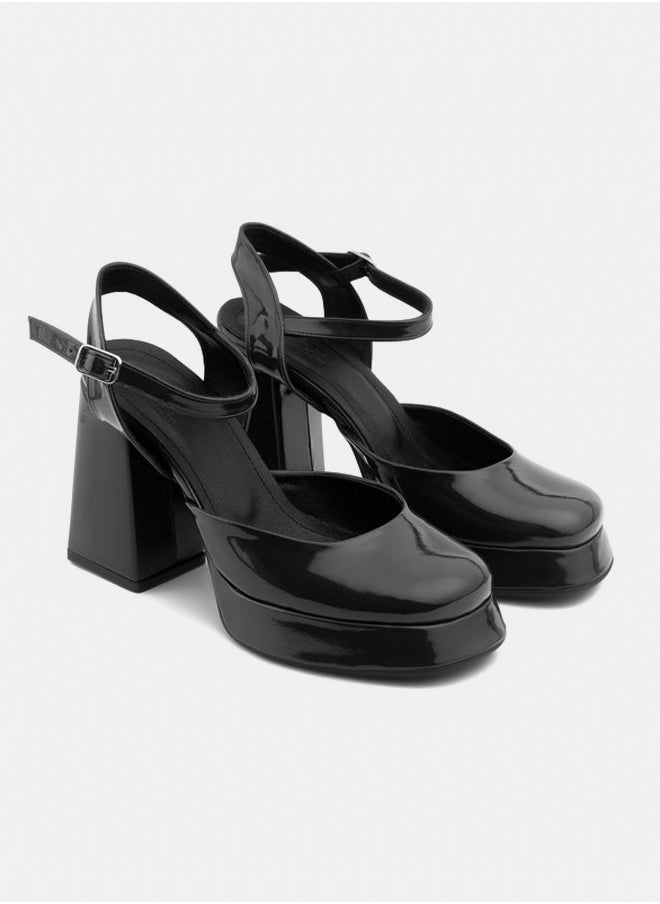 TGS - Closed Toe Platform Sandal - Image 1