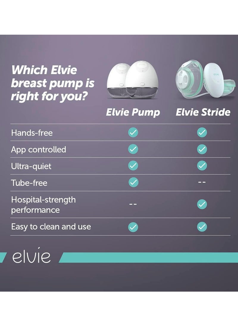 elvie - Single Electric Breast Pump | Wearable Electric Breast Pump (24mm/28mm Shields) | Smallest, Quietest, Smartest Wearable Breast Pump Electrical | Hands-Free Portable Breast Pump with App - Image 1