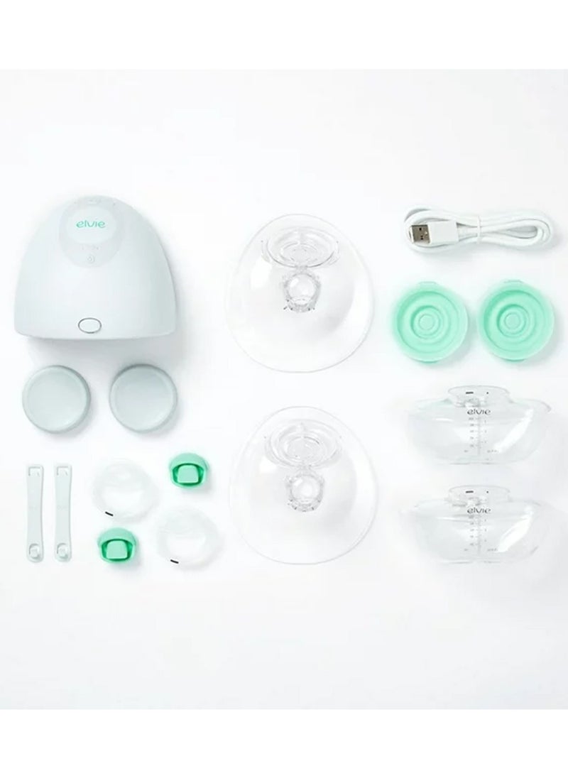 elvie - Single Electric Breast Pump | Wearable Electric Breast Pump (24mm/28mm Shields) | Smallest, Quietest, Smartest Wearable Breast Pump Electrical | Hands-Free Portable Breast Pump with App - Image 1