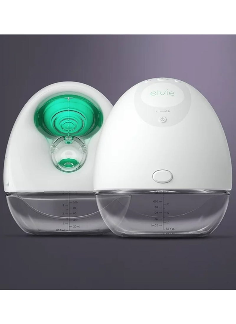 elvie - Single Electric Breast Pump | Wearable Electric Breast Pump (24mm/28mm Shields) | Smallest, Quietest, Smartest Wearable Breast Pump Electrical | Hands-Free Portable Breast Pump with App - Image 1