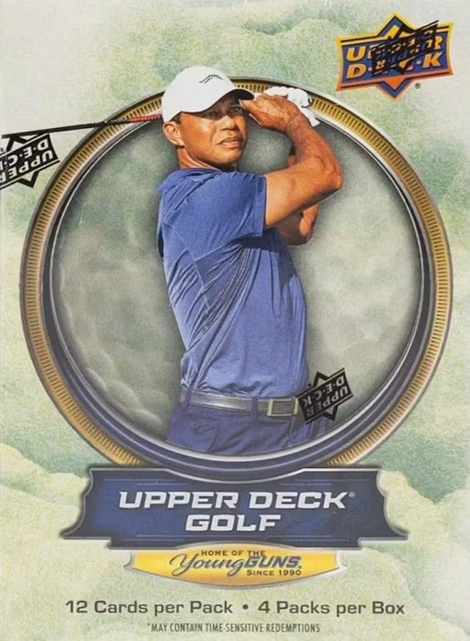 Upper Deck 2026 Upper Deck GOLF Series Sealed Blaster Box of Packs Featuring Young Guns Rookie Card, Scorecard Superstars and a Blaster Exclusive Orange Dazzler Try For Tiger Woods, Nelly Korda and Many Others - Image 2