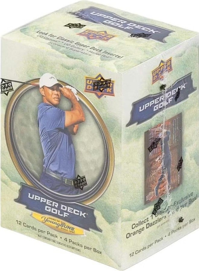 Upper Deck 2026 Upper Deck GOLF Series Sealed Blaster Box of Packs Featuring Young Guns Rookie Card, Scorecard Superstars and a Blaster Exclusive Orange Dazzler Try For Tiger Woods, Nelly Korda and Many Others - Image 3