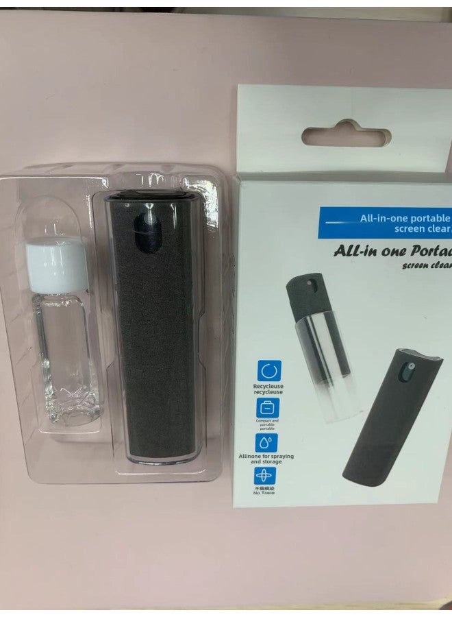 Beauenty Mobile Phone Screen Cleaner Digital Tablet Computer Car Central Control Screen Super Velvet Cleaning Brush 10ML Refill-Color:Gray + 10ml Replenishing Solution Set - Image 1